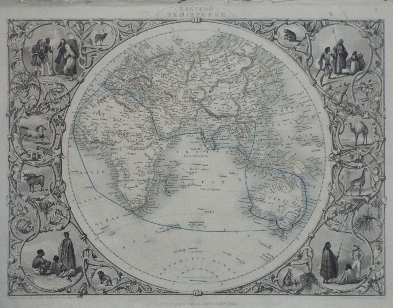 Map of Eastern Hemisphere